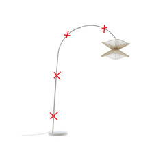 Lindby bogenleuchte stehlampe gebraucht kaufen  Berlin
