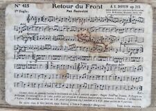 Ancienne partition musique d'occasion  Merville