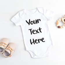 Personalised baby bodysuit for sale  CORBY