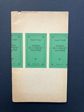 André verdet poèmes d'occasion  Paris XVII