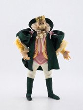 Casa de bonecas miniatura 1:12 sapo antropomórfico personagem príncipe boneca porcelana comprar usado  Enviando para Brazil