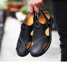 Sandales homme cuir d'occasion  La Roche-sur-Yon