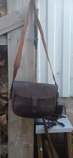 Leather cartridge bag for sale  CASTLE DOUGLAS