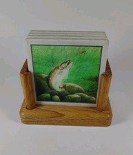 Vtg set coasters for sale  Waverly