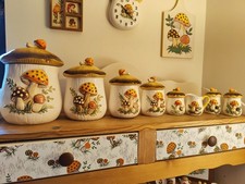 Merry mushroom canisters for sale  Miami