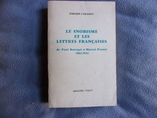 Snobisme lettrres françaises d'occasion  Perpignan-