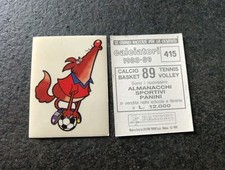 Figurina scudetto mascotte usato  Sassari