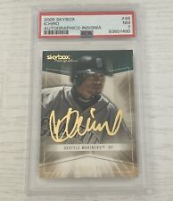 2005 Skybox Autographics Insignia 141/150 Ichiro Suzuki #48 PSA 7 comprar usado 2005 Skybox Autographics Insignia 141/150 Ichiro Suzuki #48 PSA 7 comprar usado  Enviando para Brazil