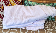 PIGLET IN BED Capa de Edredom de Linho Francês DUPLA Botões de Madeira Lavanda comprar usado PIGLET IN BED Capa de Edredom de Linho Francês DUPLA Botões de Madeira Lavanda comprar usado  Enviando para Brazil