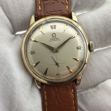 Relógio de pulso masculino automático Omega Ref F6231 34mm 17j folheado a ouro 14k - Funcionando comprar usado Relógio de pulso masculino automático Omega Ref F6231 34mm 17j folheado a ouro 14k - Funcionando comprar usado  Enviando para Brazil