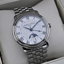 Frederique Constant FC-330MC4P6B relógio social automático fase da lua 40mm caixa completa comprar usado  Enviando para Brazil