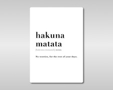Hakuna matata definition for sale  GLASGOW