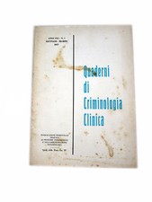 V3424 quaderni criminologia usato  Frascati