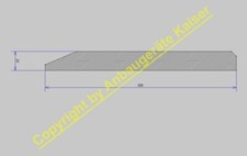 Schürfleiste messerstahl 500h gebraucht kaufen  Hutthurm
