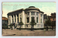 1909. ATLANTYCKIE MIASTO, NJ. BIBLIOTEKA PUBLICZNA. POCZTÓWKA. SZ24 na sprzedaż  Wysyłka do Poland