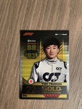 Topps F1 Turbo Attax 2022 Yuki Tsunoda Alpha Tauri Limited Edition LE 8G Rara, używany na sprzedaż  Wysyłka do Poland