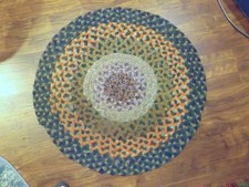 Antique braided round for sale  Wallingford