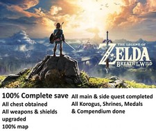 The Legend of Zelda: Breath of The Wild - Save Data 100% (not the game) comprar usado  Enviando para Brazil