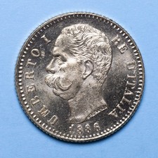 Umberto lire 1886 usato  Firenze