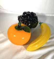 Decorative glass fruits for sale  Spring Grove