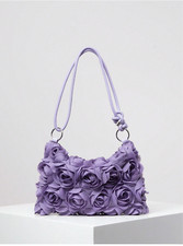 Elegante bolsa de ombro padrão floral rosa para festa de casamento jantar carteira clutch comprar usado  Enviando para Brazil