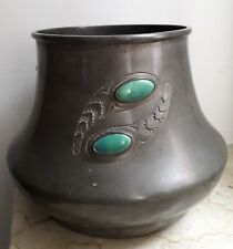 Antico vaso peltro usato  Genova