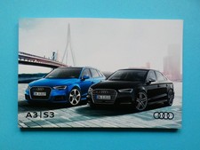 Prospekt - Audi A3 und S3 (8V) - Sportback, Limousine und Cabriolet - 09/17 comprar usado  Enviando para Brazil