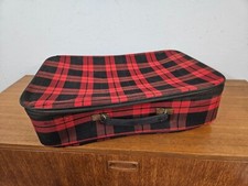 Valise vintage tissu d'occasion  La Rivière-de-Corps
