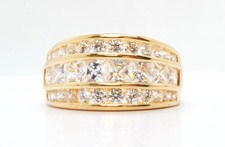 cz cluster gold ring 14k for sale  Biddeford