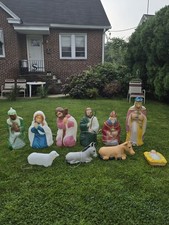 blow mold nativity set for sale  Millville