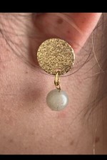 Boucles oreilles jade d'occasion  Chalon-sur-Saône