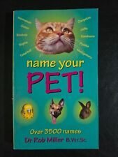 Name Your Pet por Dr Rob Miller - Brochura Mais de 3500 Nomes comprar usado  Enviando para Brazil