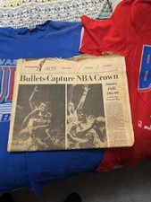 Washington bullets memorabilia for sale  Ashburn