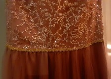 Abendkleid lang dunkel gebraucht kaufen  Stelle
