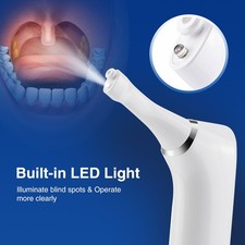 Electronic Vacuum Tonsil Stone Remover Kit LED Light w/3 Mode Mouth Cleaner Tool na sprzedaż  Wysyłka do Poland