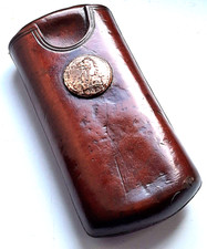 Antique leather cigar for sale  UK