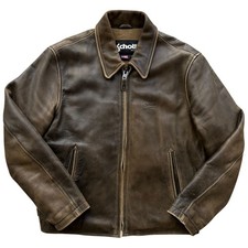 Schott nyc leather for sale  ALFRETON