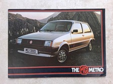 1982 metro brochure for sale  SIDCUP