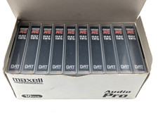 Fita de áudio digital Maxell R-125DA (P) caixa de 10 - Novo estoque antigo frete grátis comprar usado  Enviando para Brazil