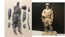 Resin figure parachute d'occasion  Expédié en Belgium