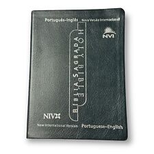 Biblia Bilingue Portugues e Ingles Bilingual English Portuguese Brazilian NVI comprar usado  Enviando para Brazil