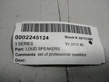 Bmw series speakers for sale  SKELMERSDALE