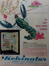 Publicite frigo kelvinator d'occasion  Montluçon