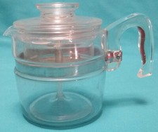Usado, Flameware PYREX 7754-B fogão de vidro topo 4 xícaras coador completo comprar usado  Enviando para Brazil