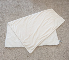 Cobertor de bebê macio Sherpa Minky 36” x 29” Lovey creme de segurança By Anthropologie comprar usado  Enviando para Brazil