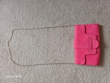 Faith pink clutch for sale  WIGAN