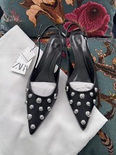 Zara black studded for sale  WIMBORNE