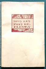 Pots fleurs. 1917. d'occasion  Martigues