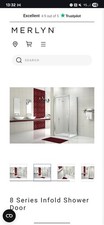 Merlin glass shower for sale  WINDLESHAM