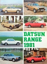 Datsun range brochure for sale  BIGGLESWADE
